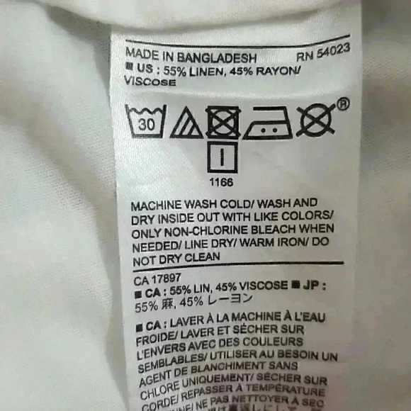 Banana Republic Linen Hayden Striped Pull On Pants - Picture 8 of 13